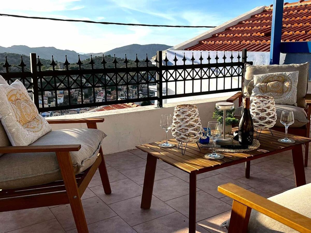 Symi Blue Studio Simi Exterior foto